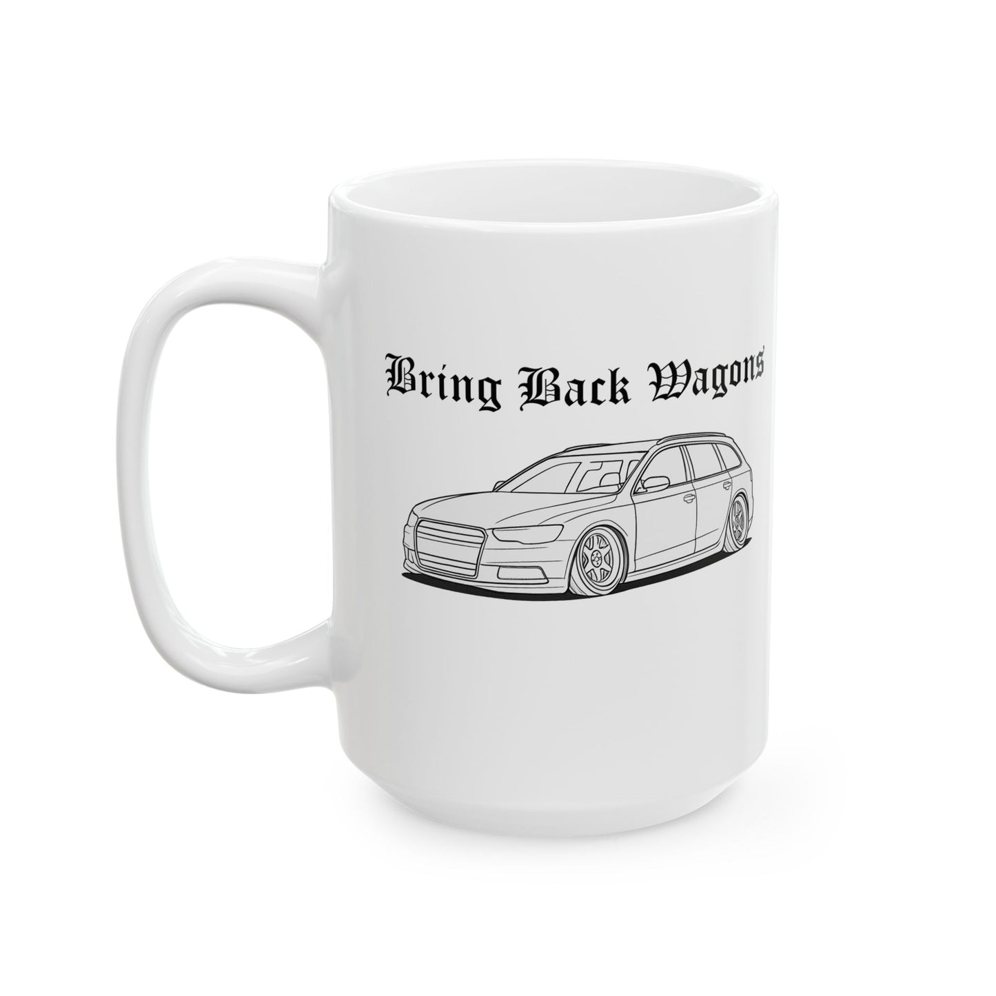 Bring Back Wagons Mug – Classic Car Lover Edition