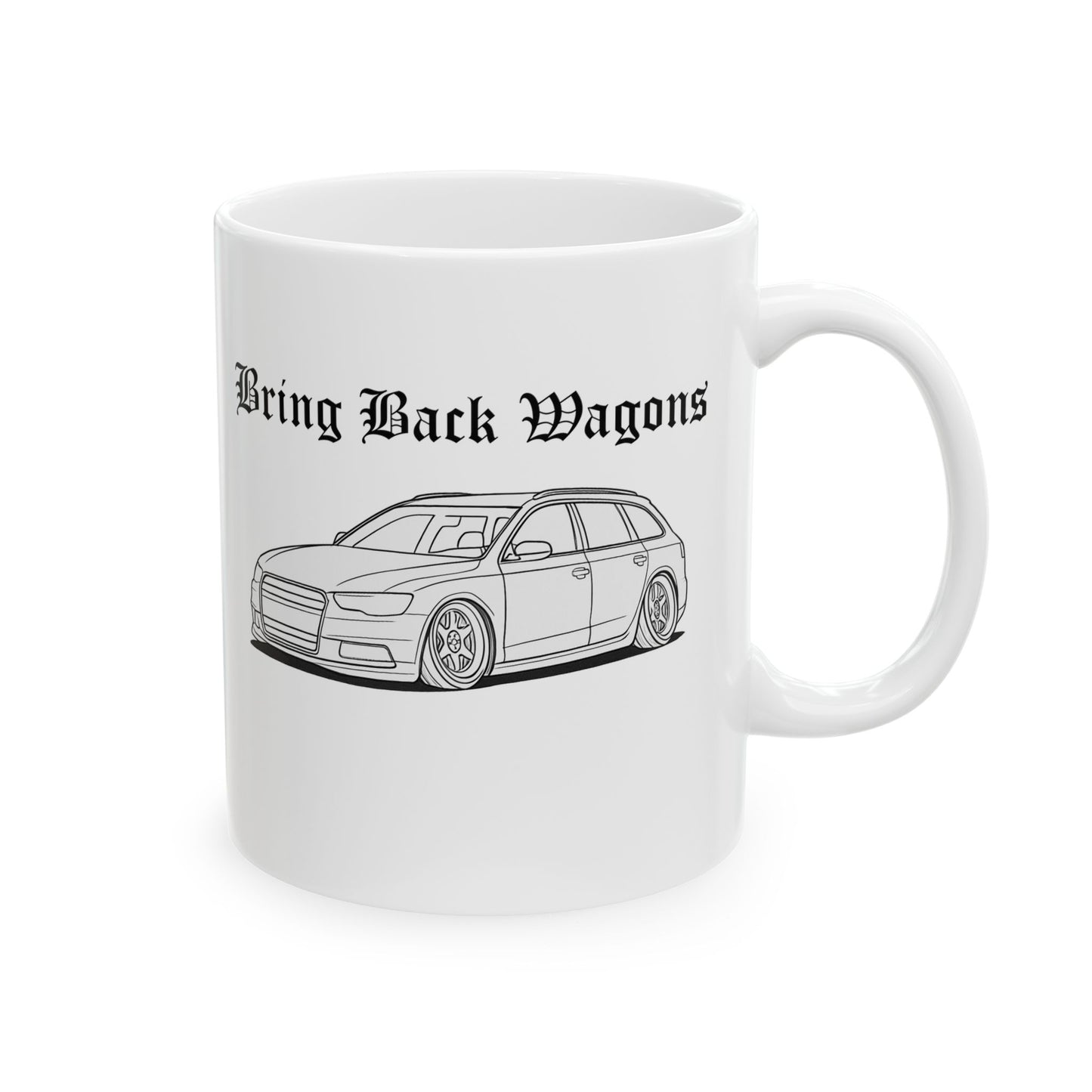 Bring Back Wagons Mug – Classic Car Lover Edition