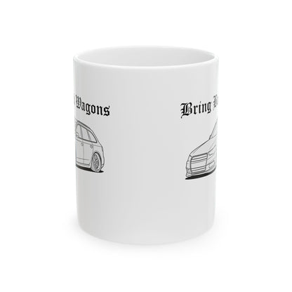 Bring Back Wagons Mug – Classic Car Lover Edition