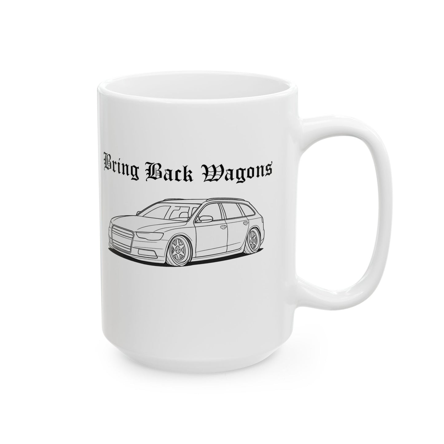Bring Back Wagons Mug – Classic Car Lover Edition