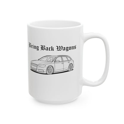 Bring Back Wagons Mug – Classic Car Lover Edition