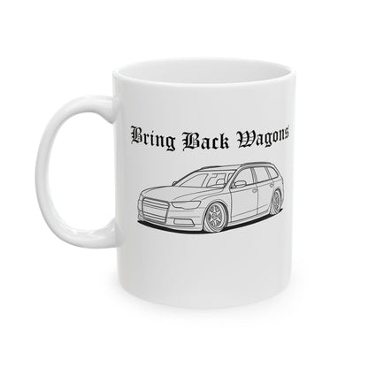 Bring Back Wagons Mug – Classic Car Lover Edition