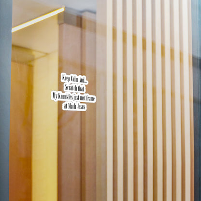 Mach Jesus Vinyl Decal